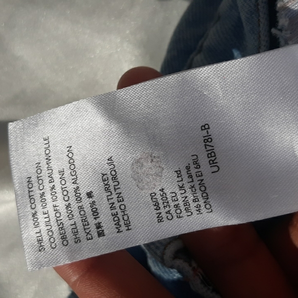 BDG Slim Straight 27 Distressed Knee Raw Hem Button Fly Hi Rise Jeans - Picture 12 of 17